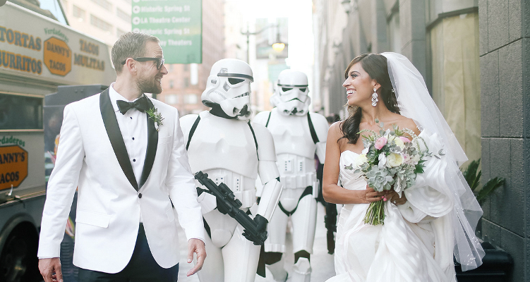 intergalactic wedding inspiration