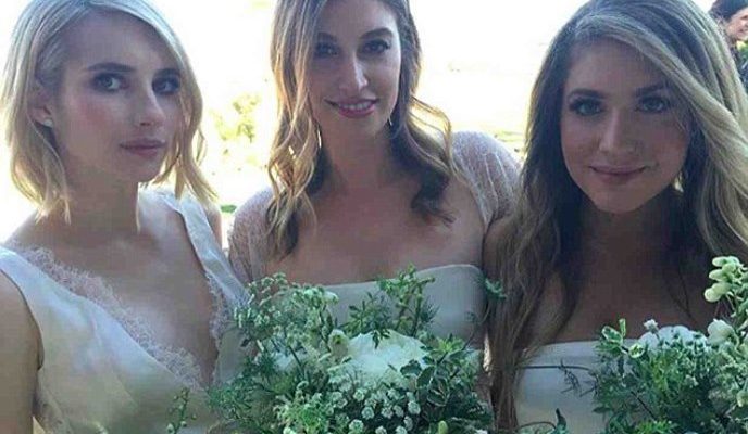emma roberts bridesmaid
