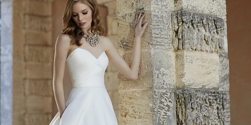 20 flattering satin wedding dresses