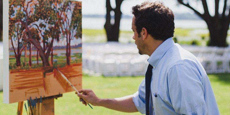 New trend alert – Introducing the wedding painter