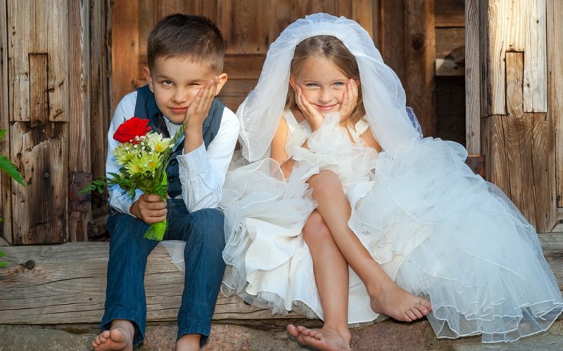 pageboy and flower girl