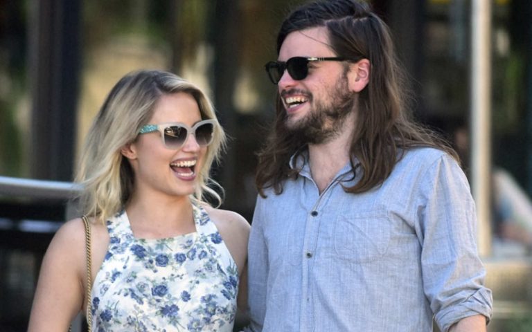 Dianna Agron's wedding dress
