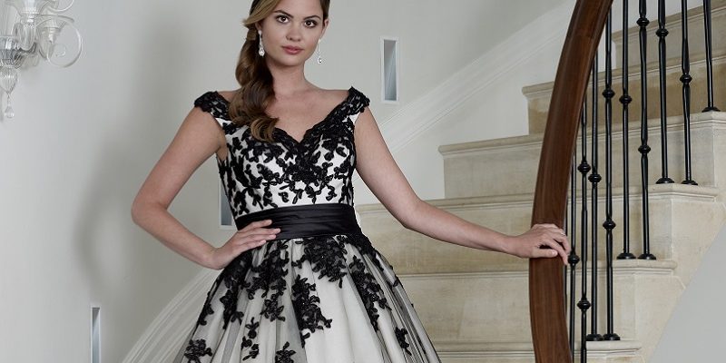 black wedding dress