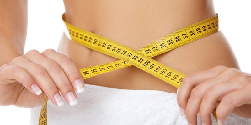 tape measure around stomach