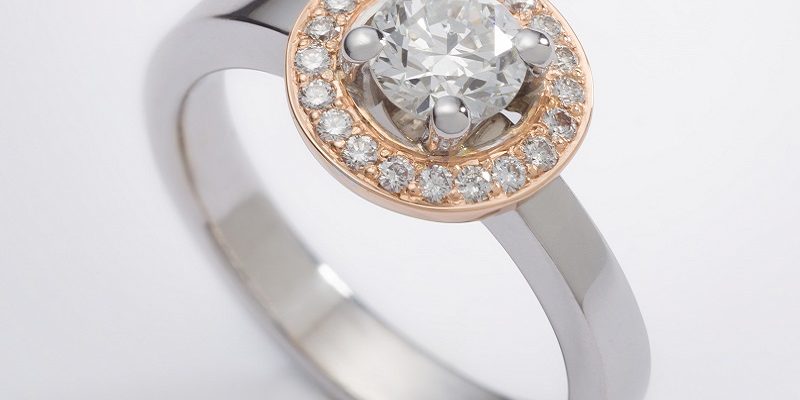 halo engagement ring