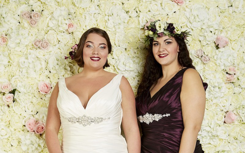 curvy bridesmaid