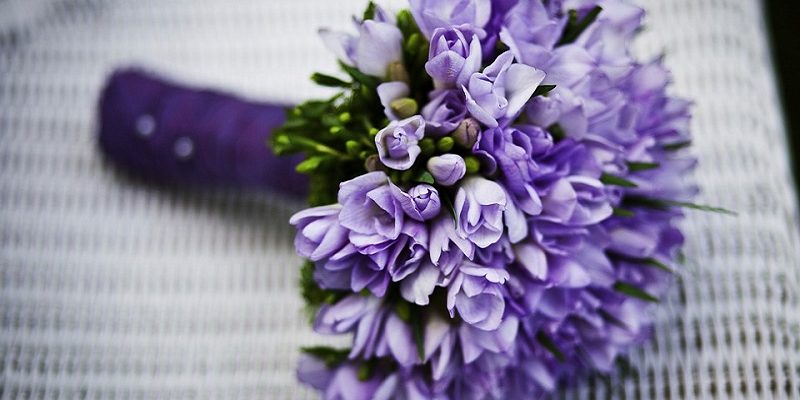 purple bouquet