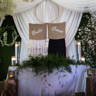 Fairy Tales Wedding & Event Specialists cake table