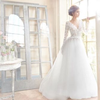 Snowdrop Bridal Couture Long Sleeve Gown