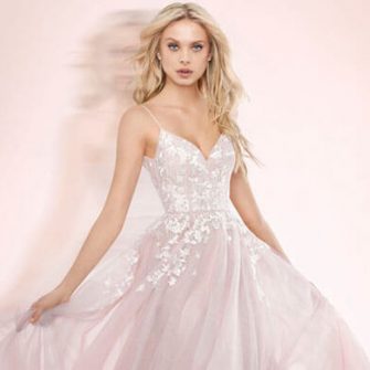 Snowdrop Bridal Couture Blush Dress