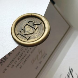 Darling Stationery Gold Monogram