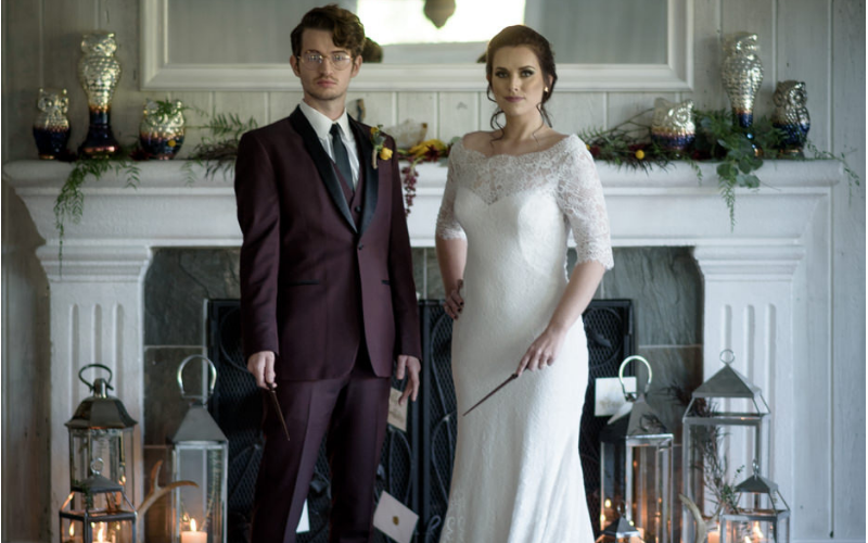 A Harry Potter Wedding Filled With Magical Details