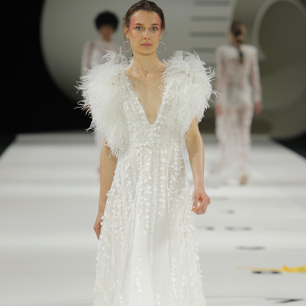 Follow Rita Ora S Lead In A Feathered Dress Wedding Journal