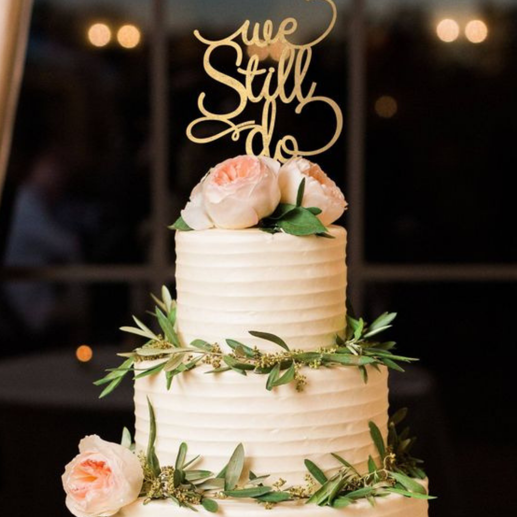 Vow Renewal Cake Ideas