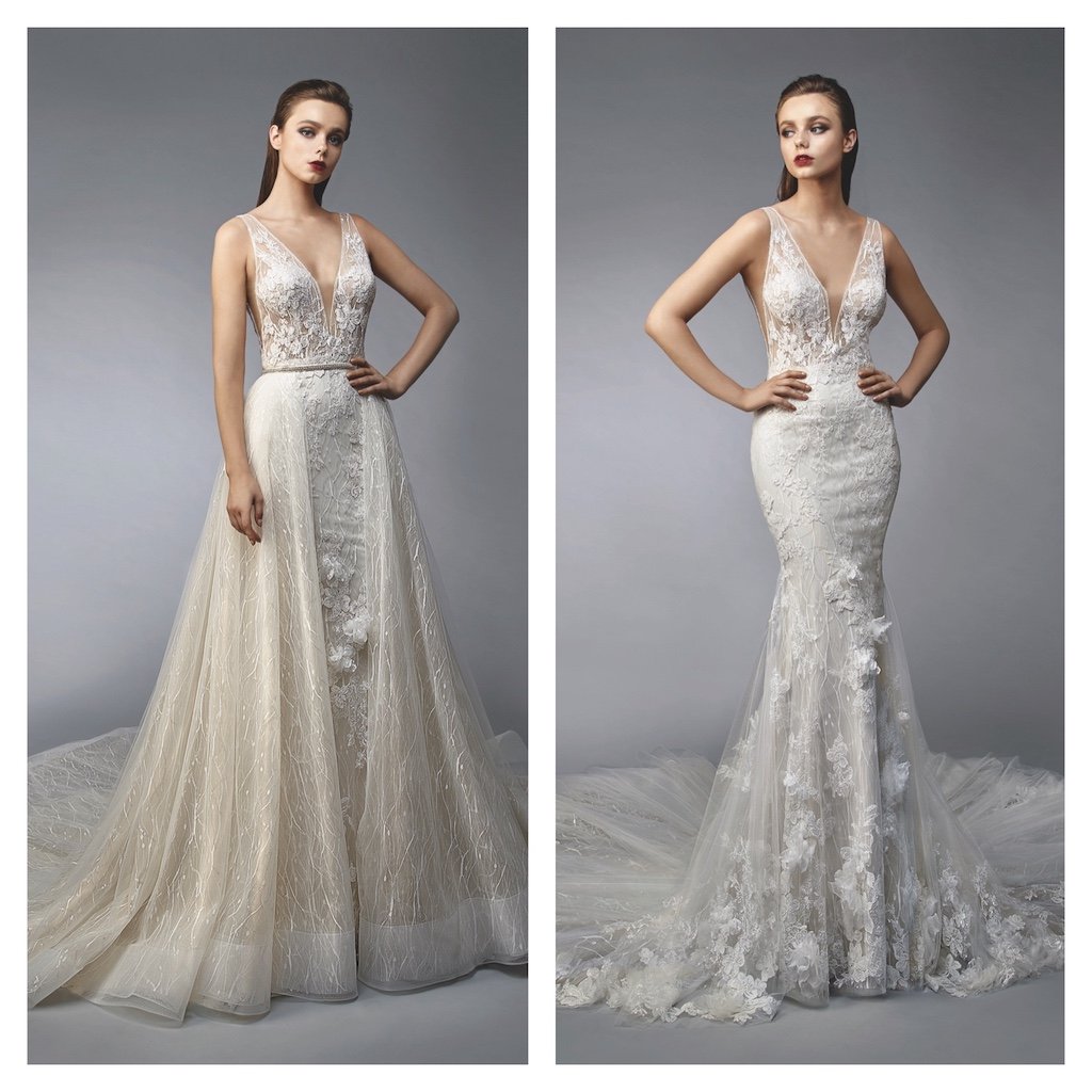 Two wedding dresses in one