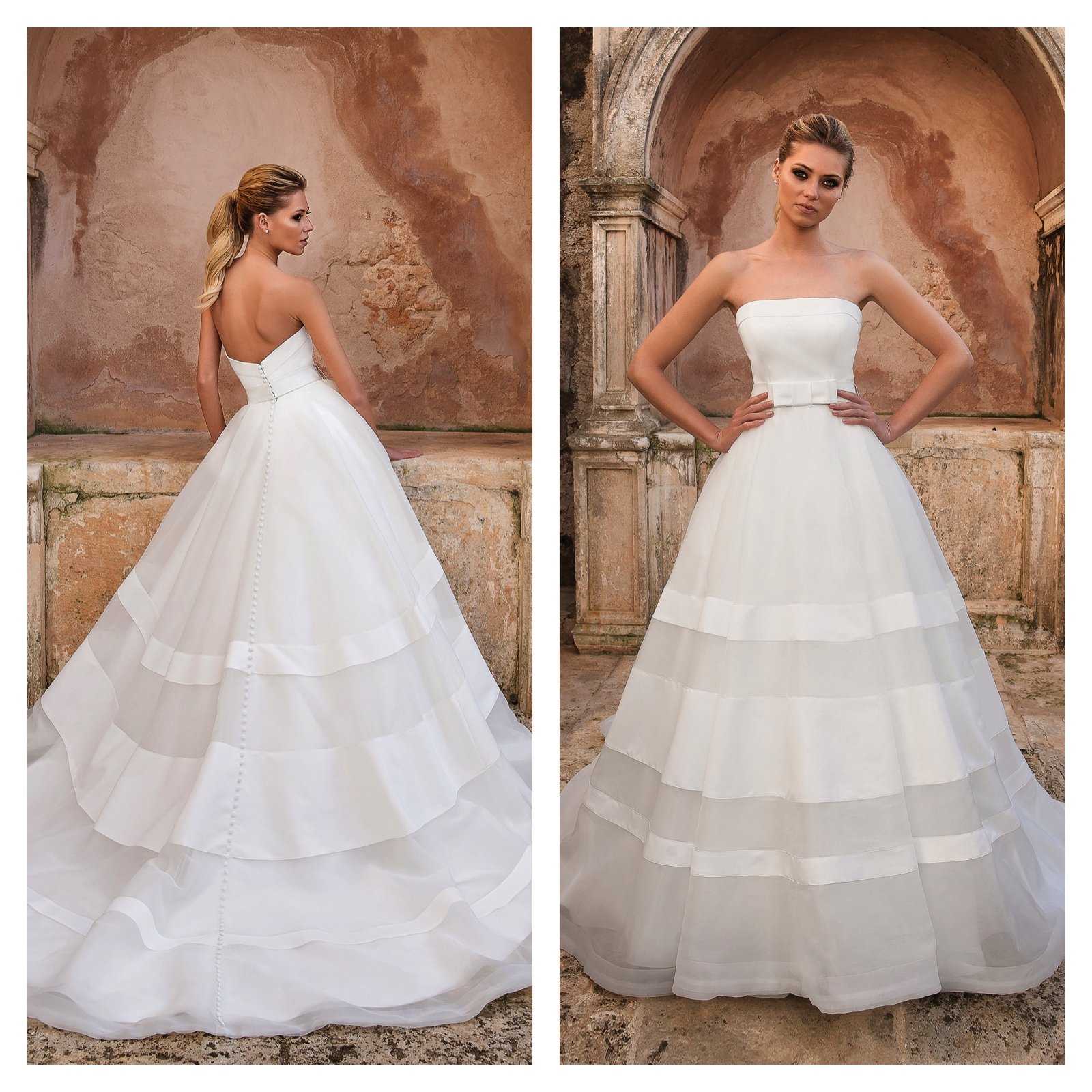 Justin Alexander White Wedding Dress