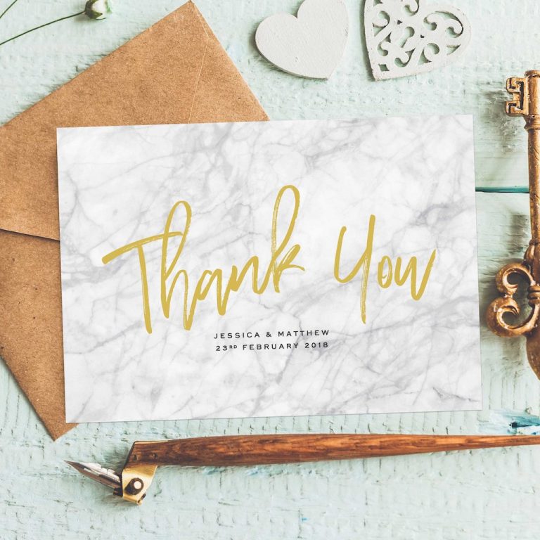 Wedding stationery - Thank YOu Cards