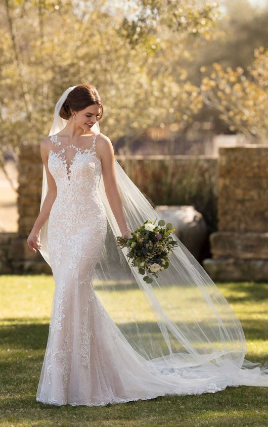 White on sale gold bridal