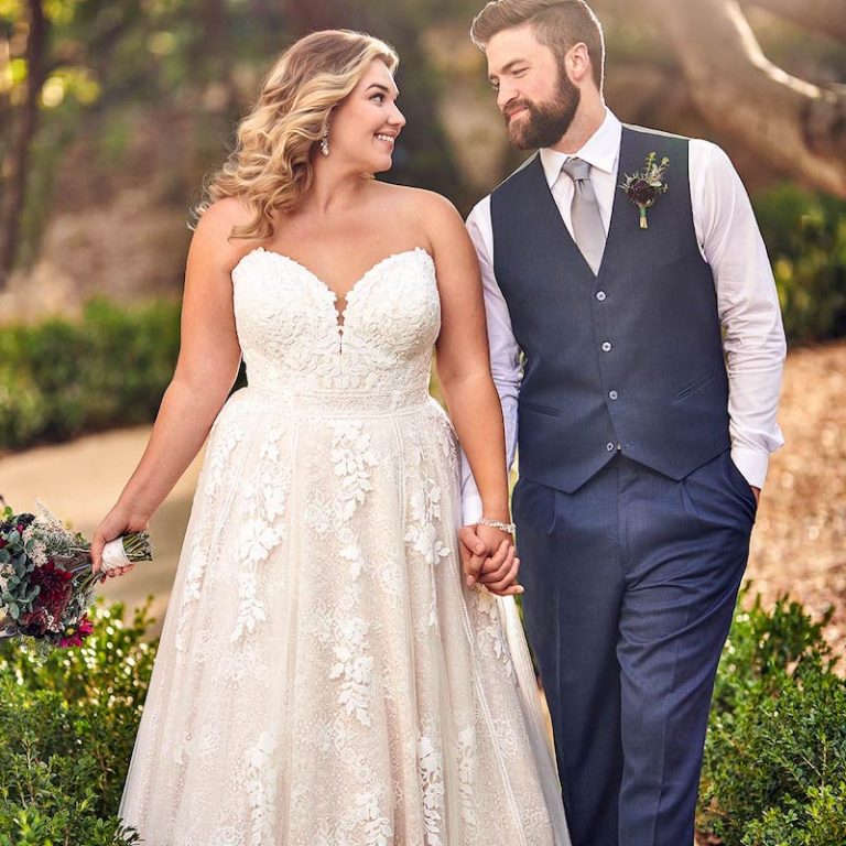 plus size dresses for curvy brides