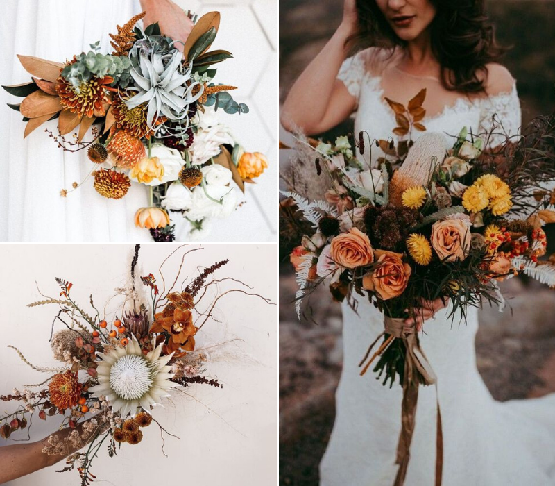 Burnt Orange Wedding Bouquets 20 rust burnt orange fall wedding bouquets roses rings on burnt orange wedding bouquets