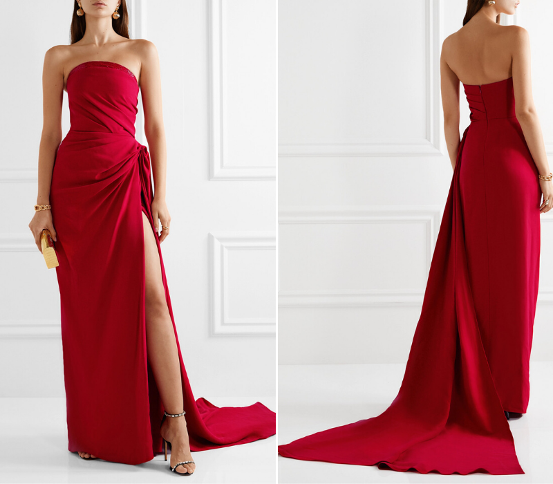 Oscar-de-la-Renta-Red-Wedding-Dresses