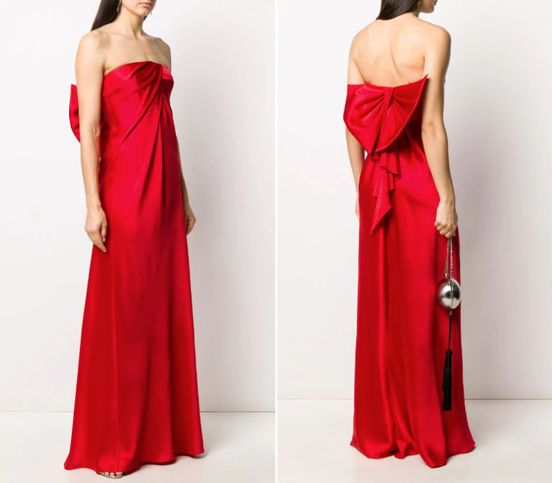 Red-Wedding-Dresses-Statement-Bows