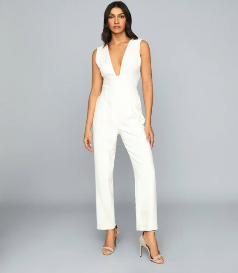 Plunge jumpsuit