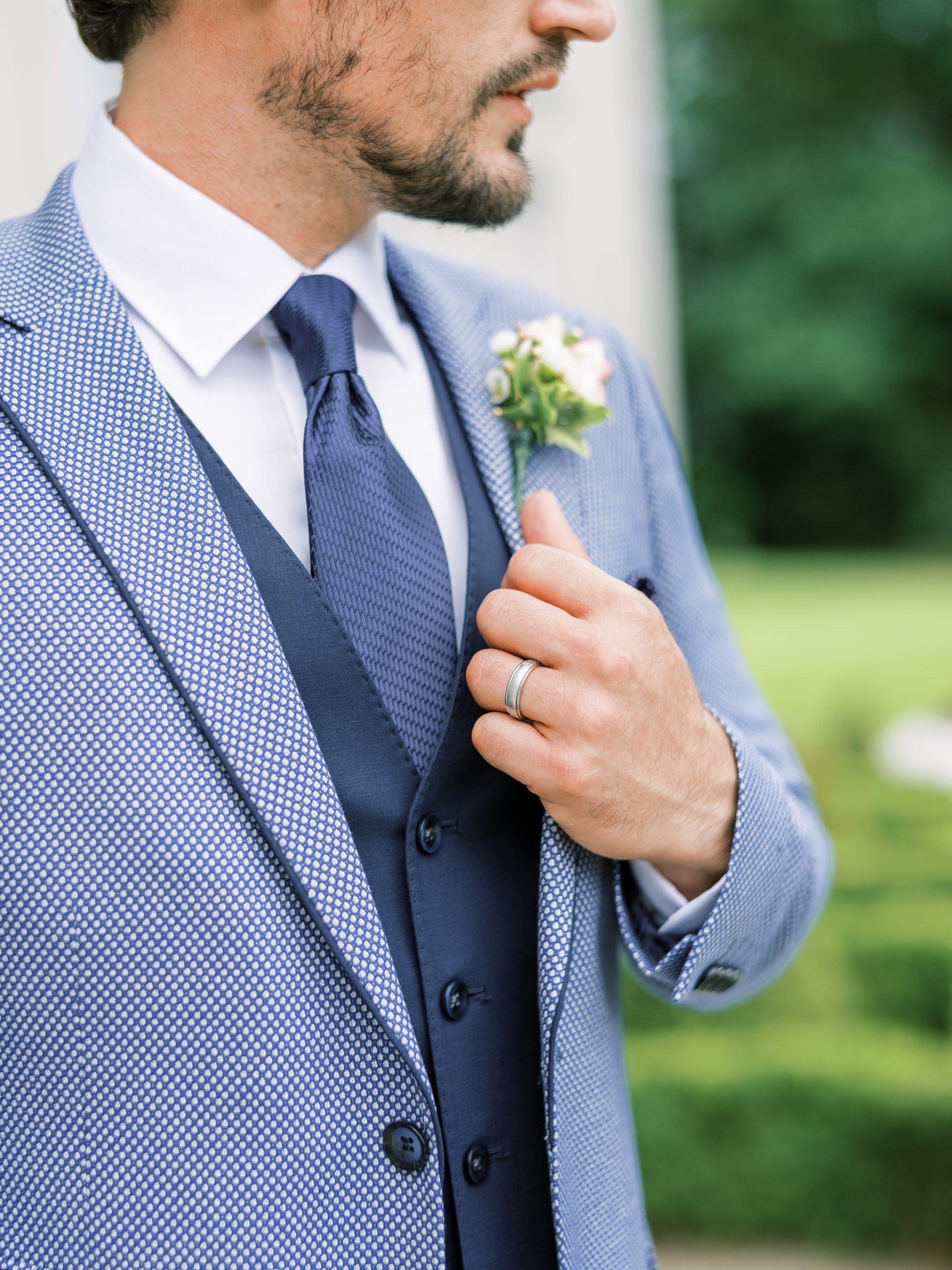 Groomsmen Mens Skopes Suit Wedding Best Man Groom