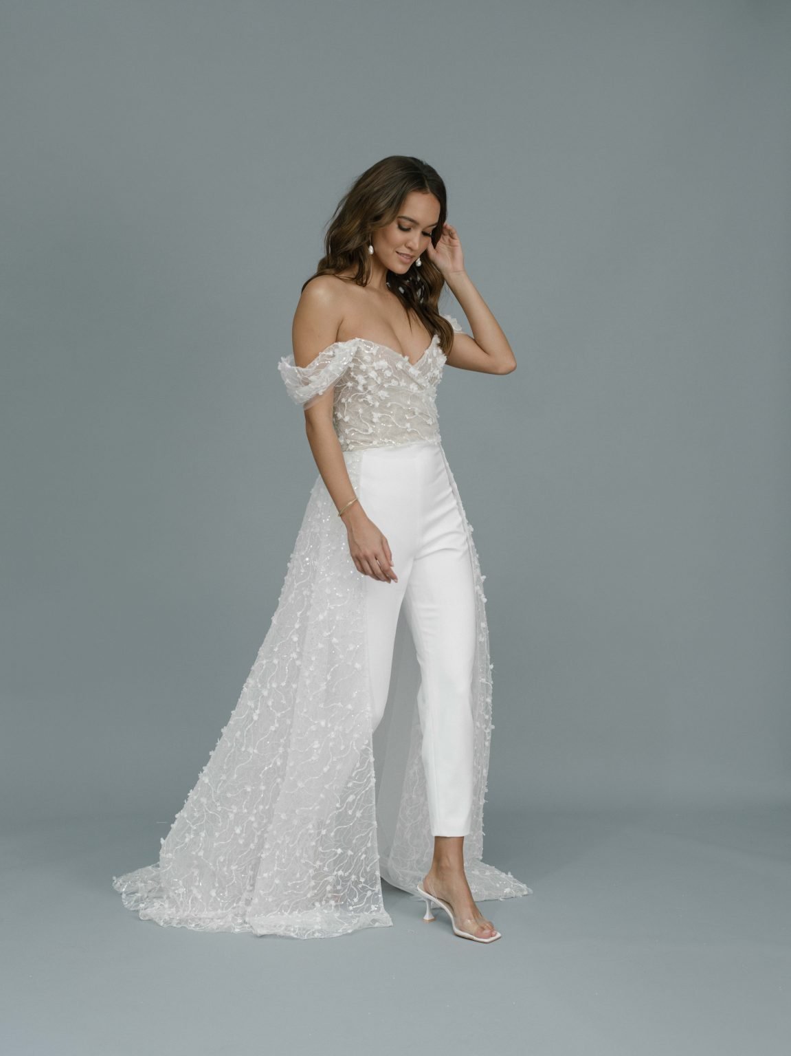 White Bridal Jumpsuits