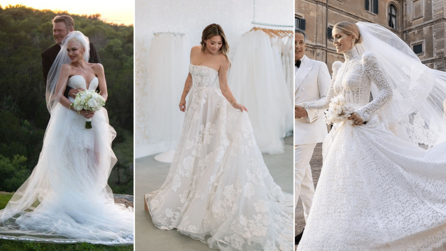 Celeb brides whose understated wedding looks became trends