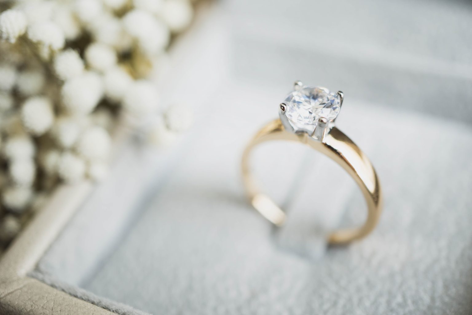 Princess Cut Cathedral Style Moissanite Engagement Ring | Forever Moissanite