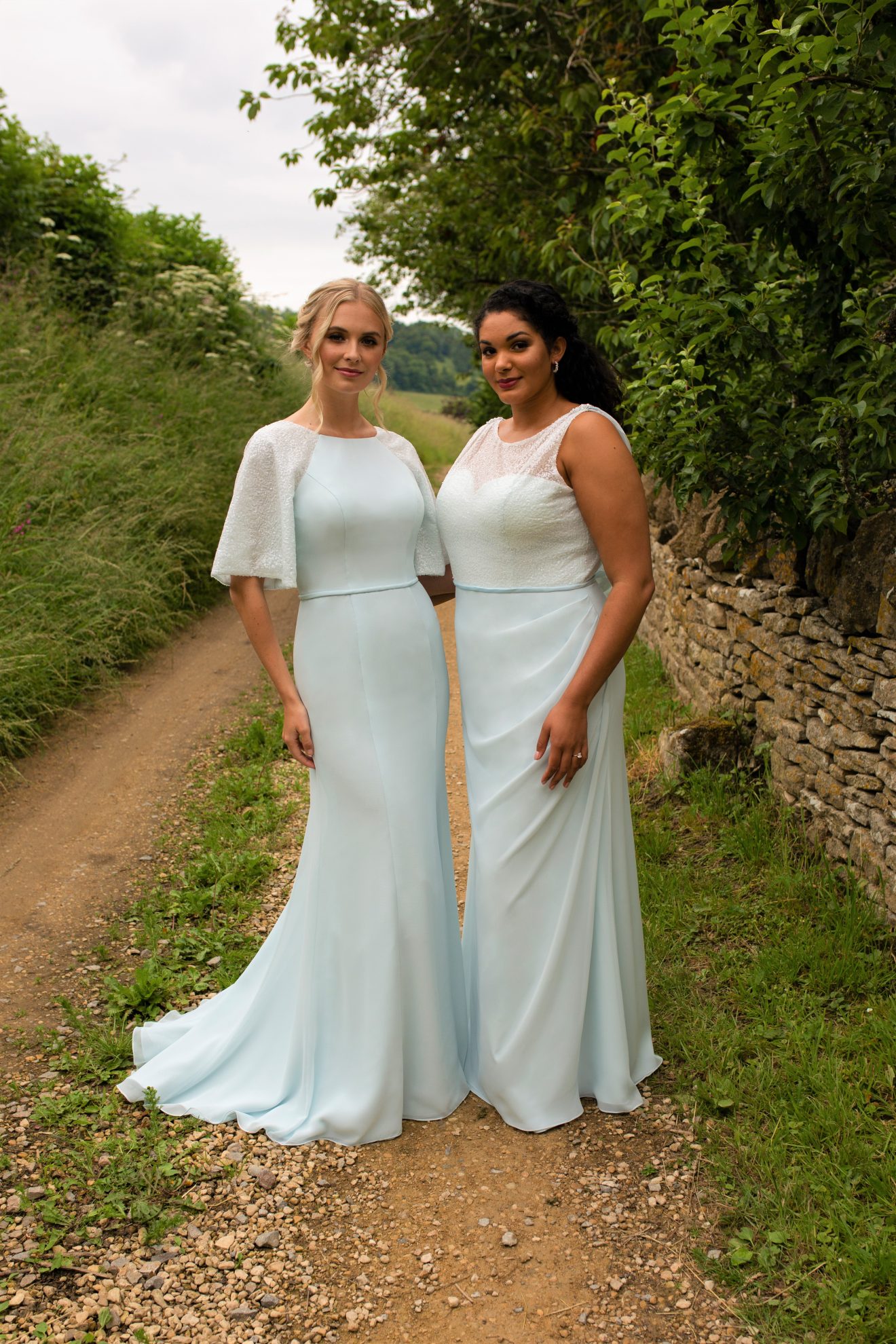 pastel bridesmaid dresses