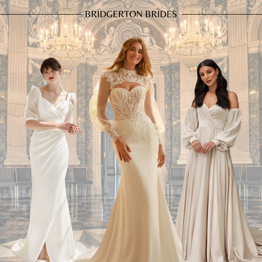 11 Bridgerton-Inspired Wedding Dresses For The Vintage Bride Wedding ...