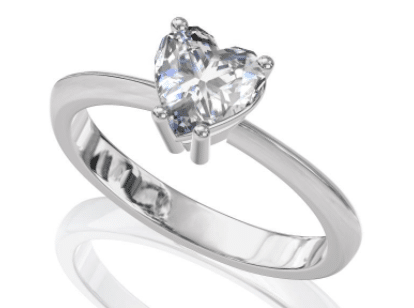 Engagement ring from Thomas Goldsmiths