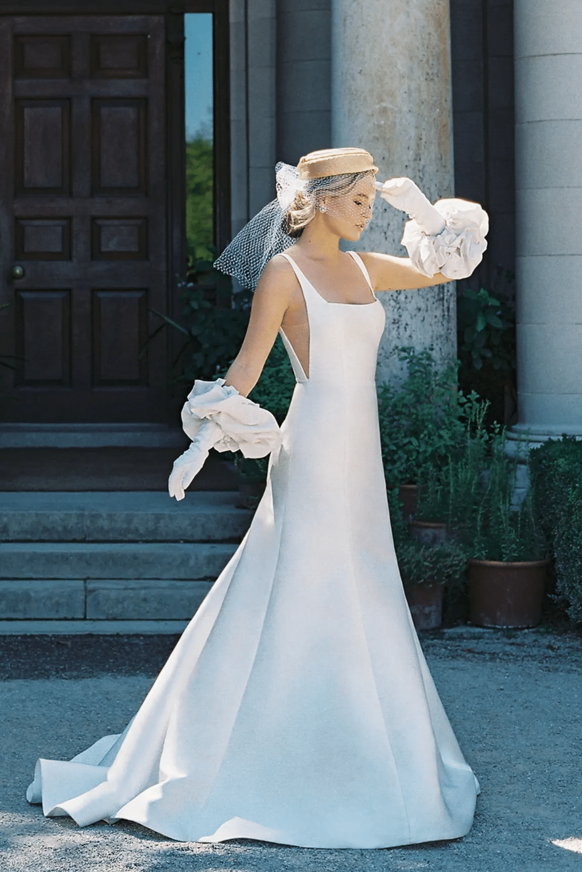 Mother of the bride wedding gloves outlet