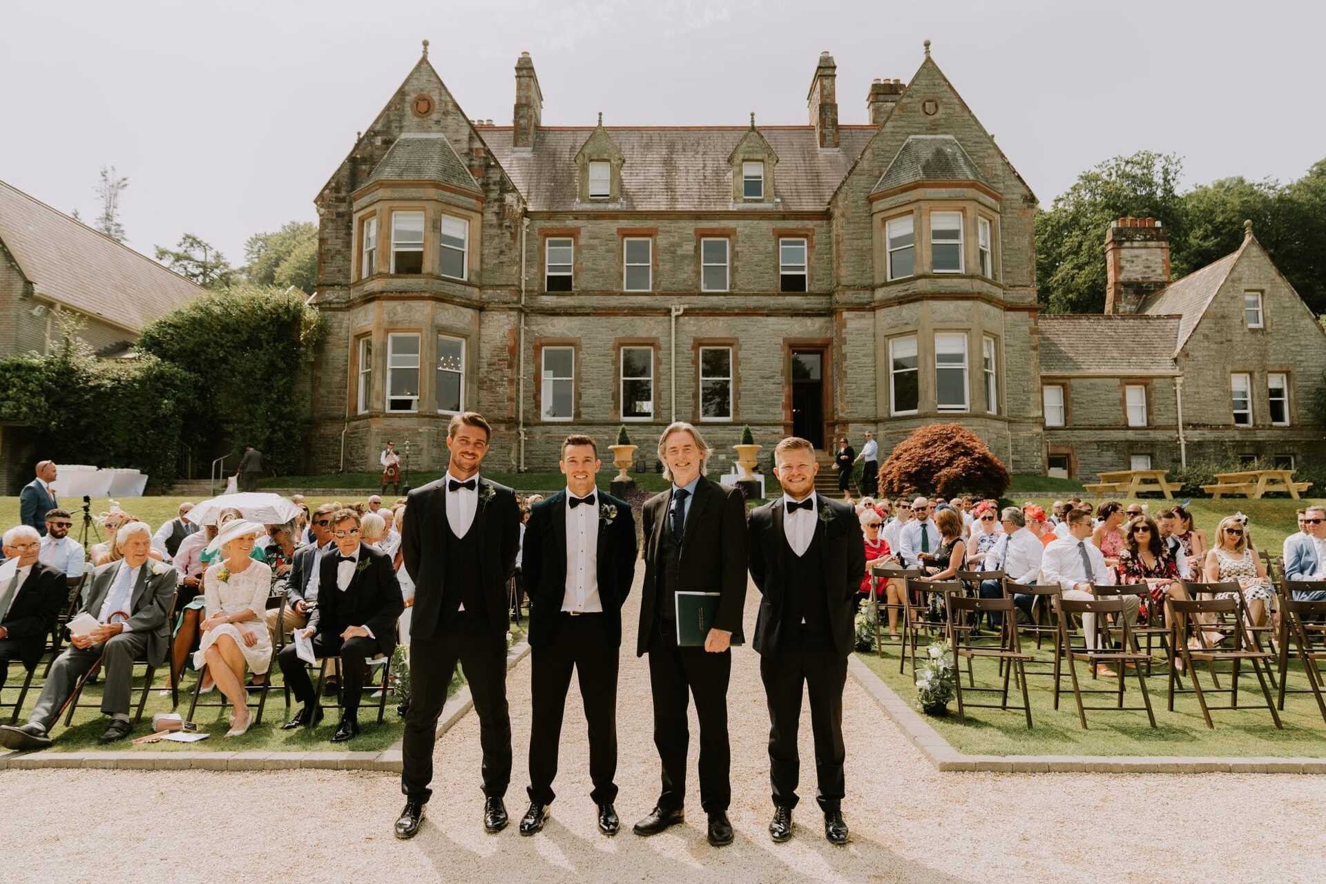 wedding at magheramorne estate - groomsmen 