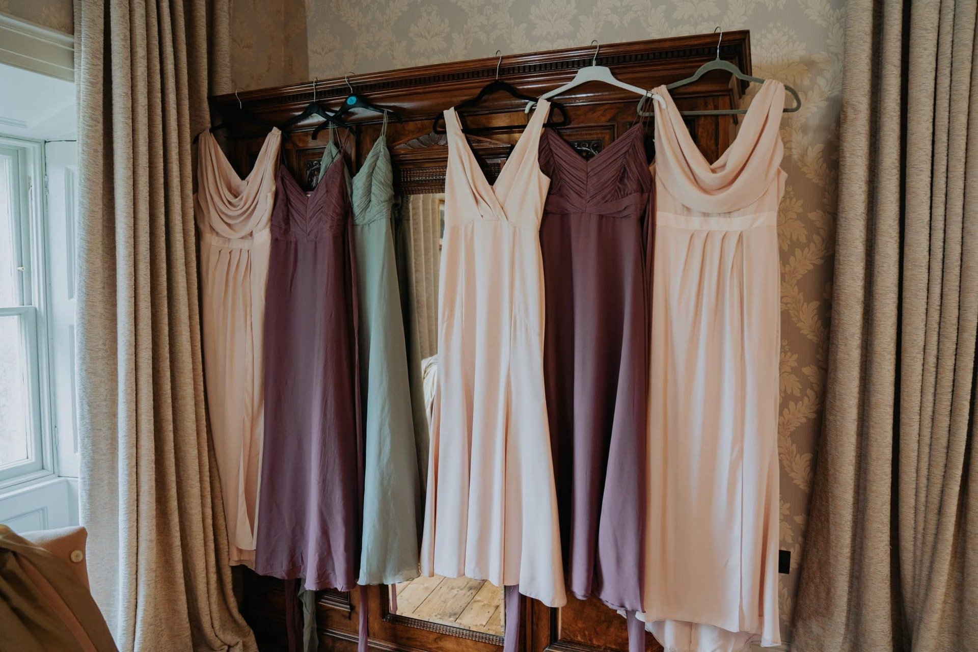 wedding at Farnham Estate - bridesmaid dresses