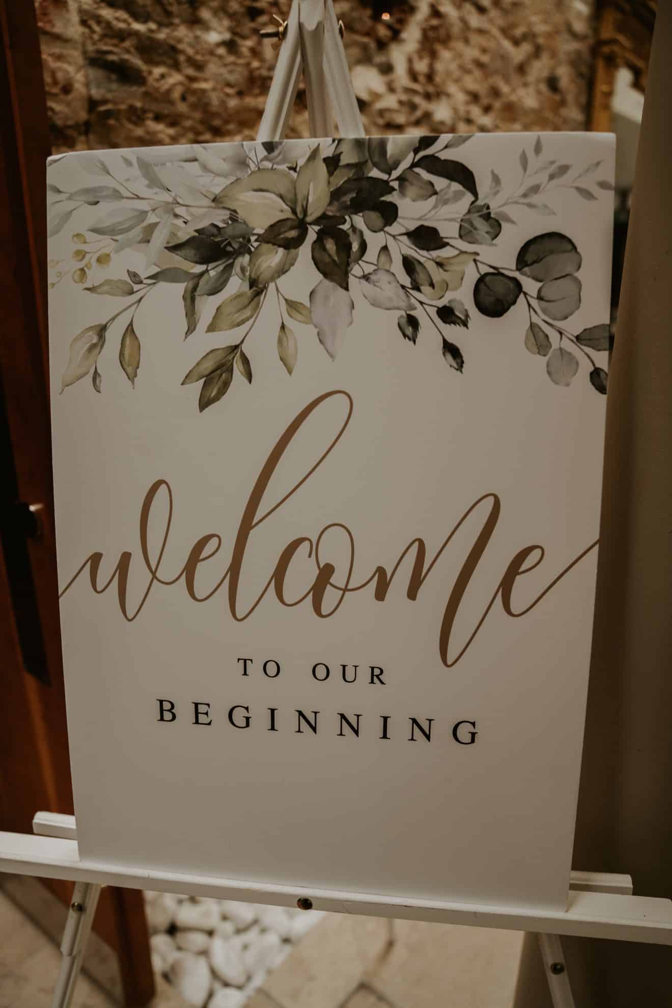 wedding at Farnham Estate - signage