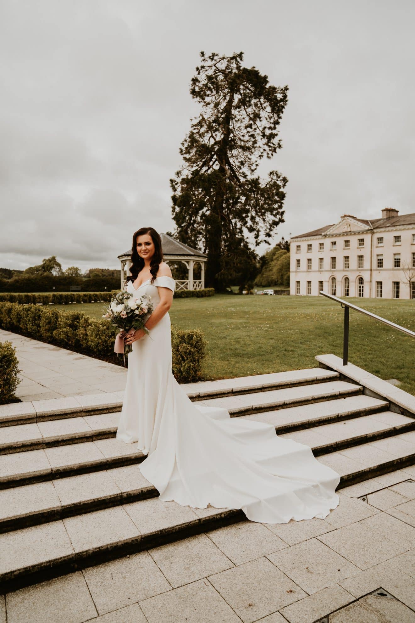 wedding at Farnham Estate - the wedding dress