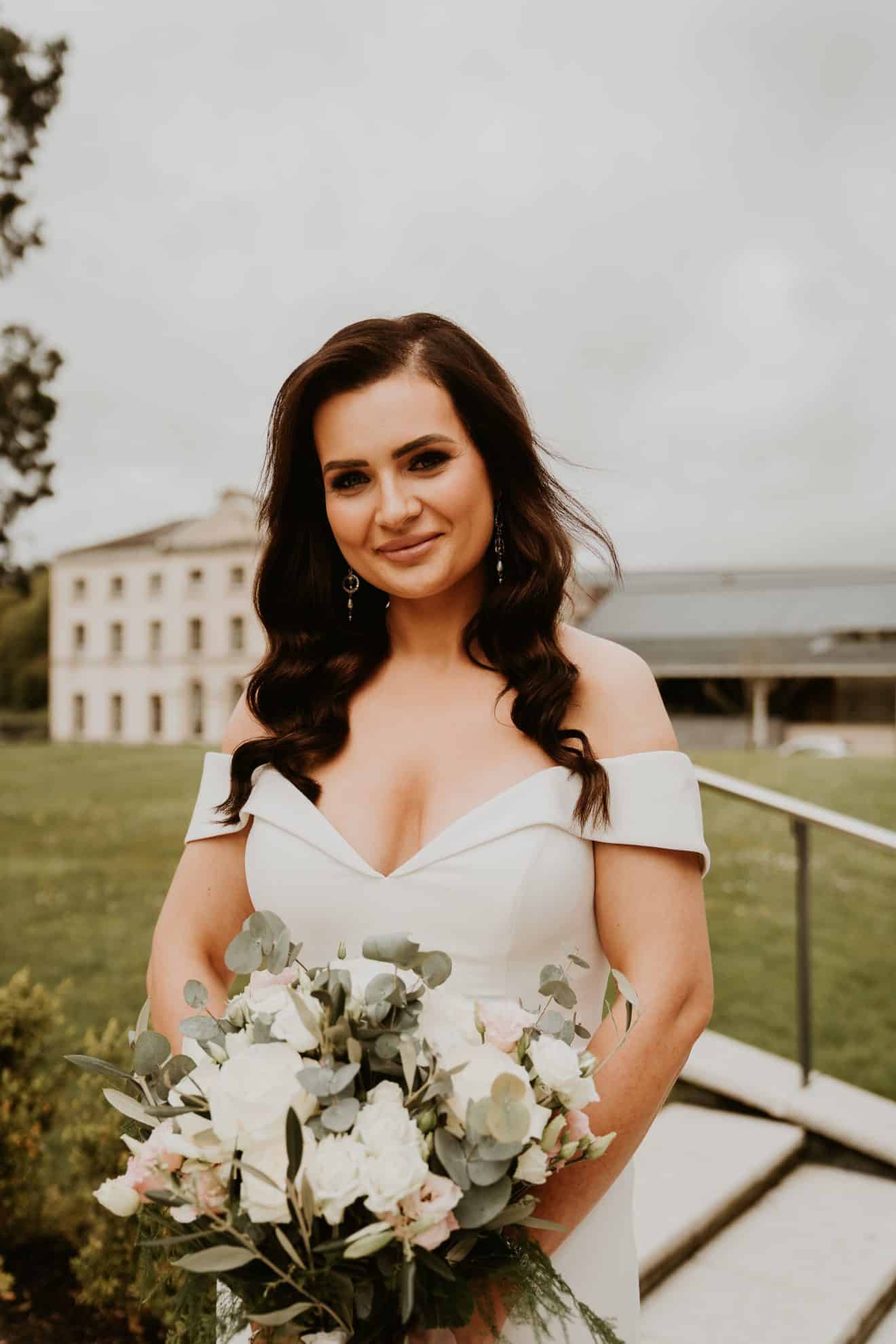 wedding at Farnham Estate - bride close up