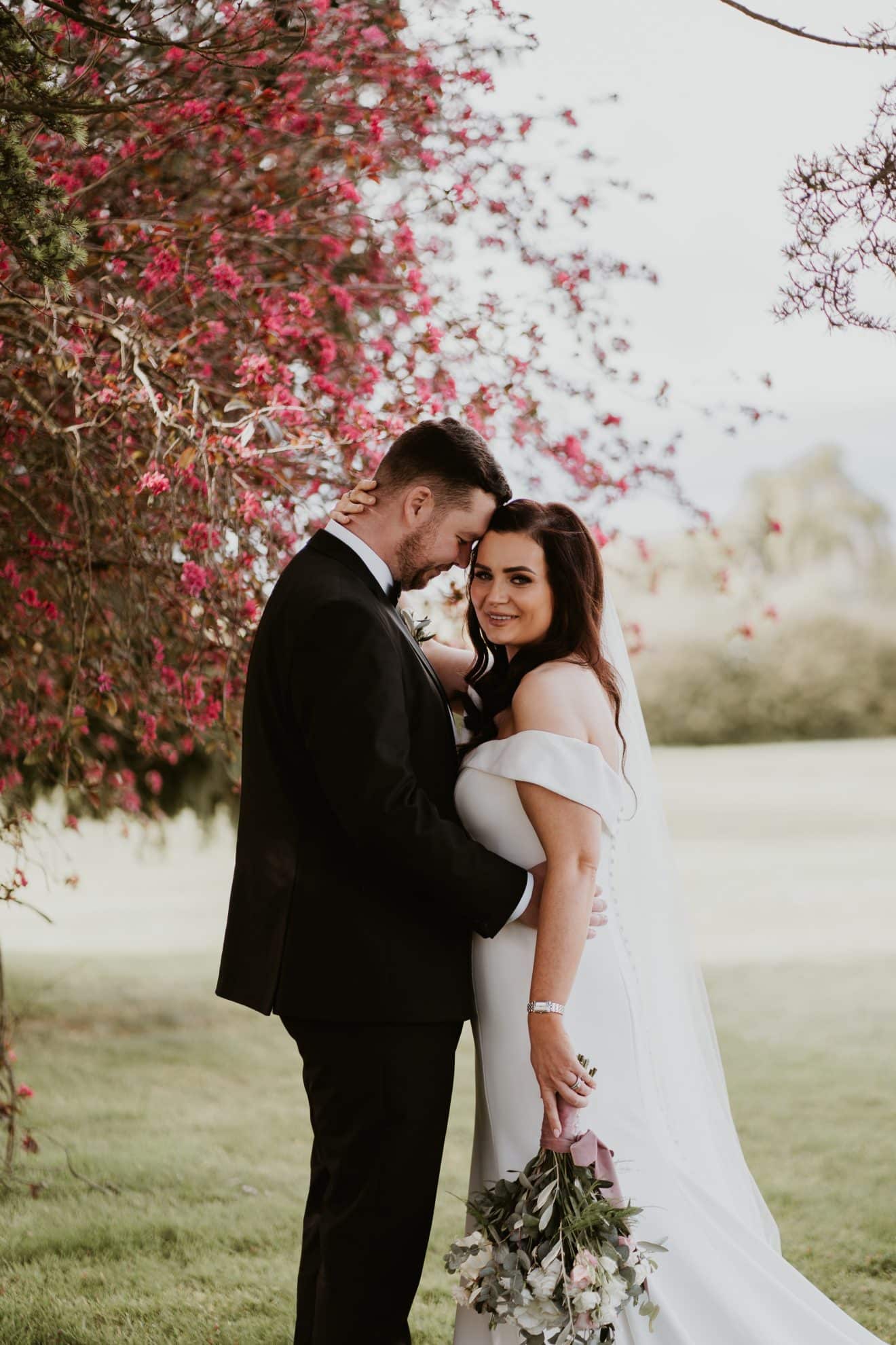 wedding at Farnham Estate - couple outside shot