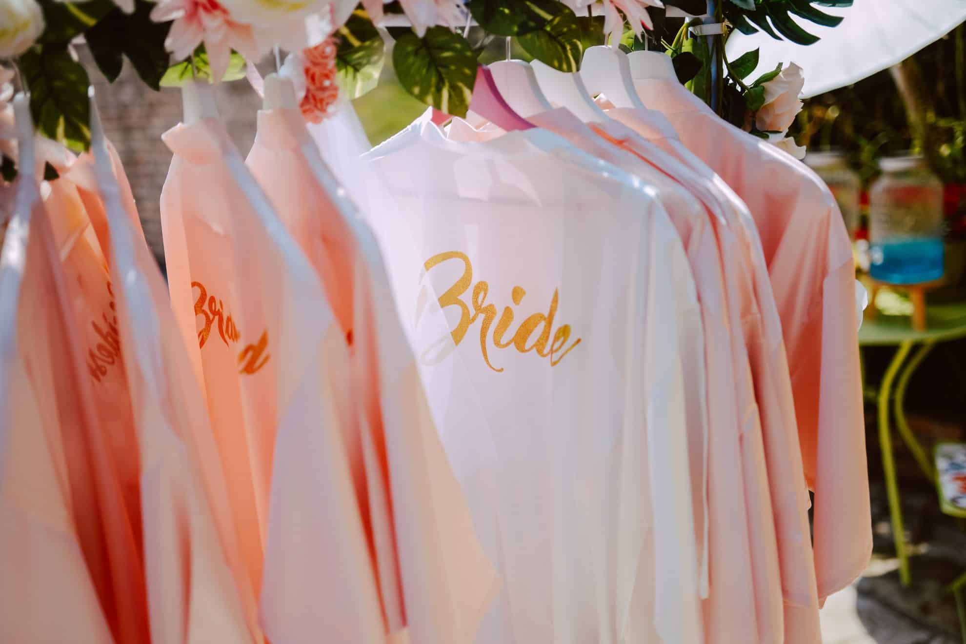 What To Include In Your Wedding Overnight Bag - bridal party robes