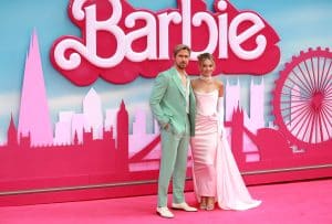 Ryan Gosling & Margot Robbie at Barbie Film Premier in London