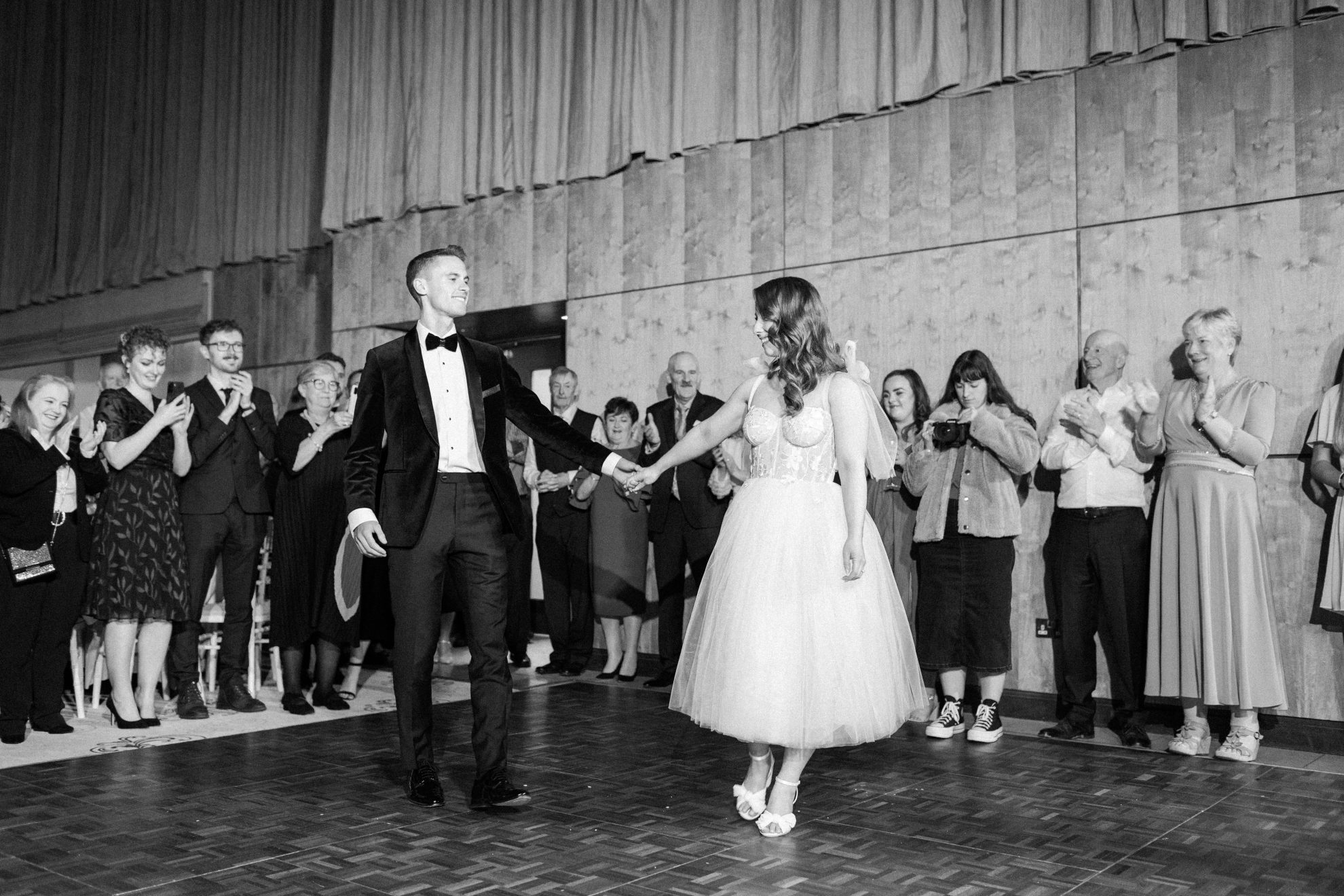 Jean and Fintan's first dance at wedding
