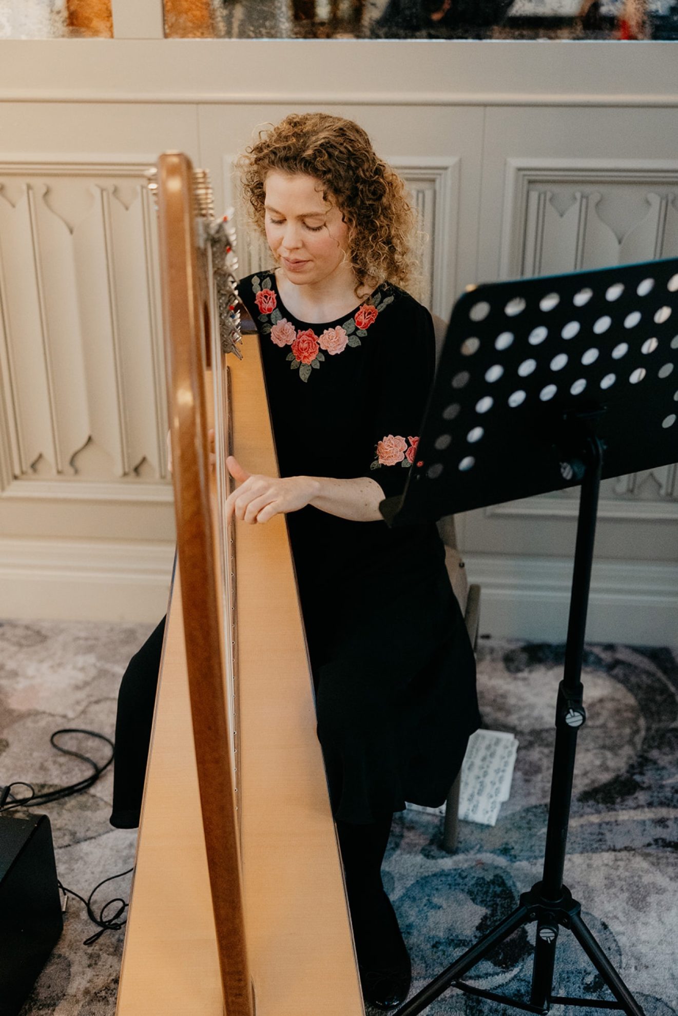 A Memorable Day: Harpist Ruth Corry