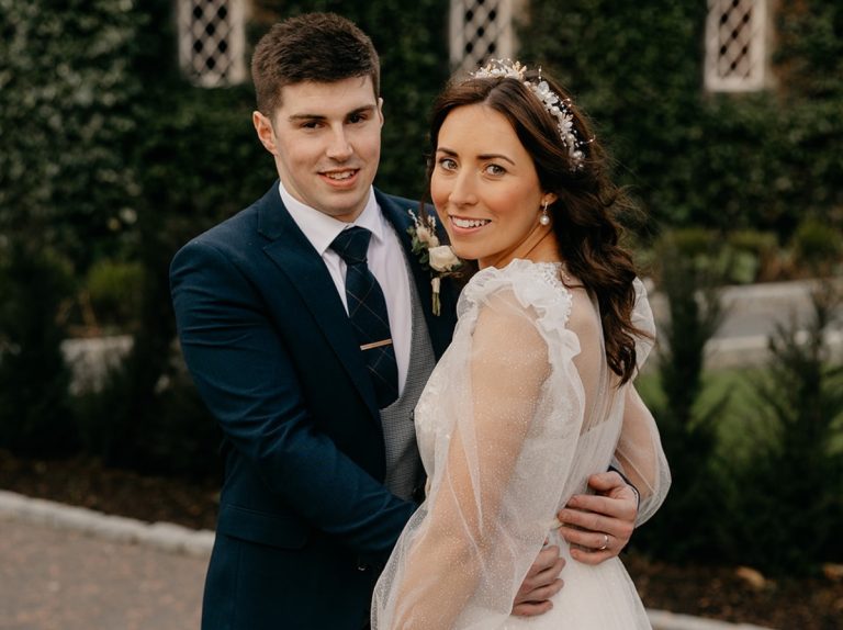 Jaonne & ian on their wedding day