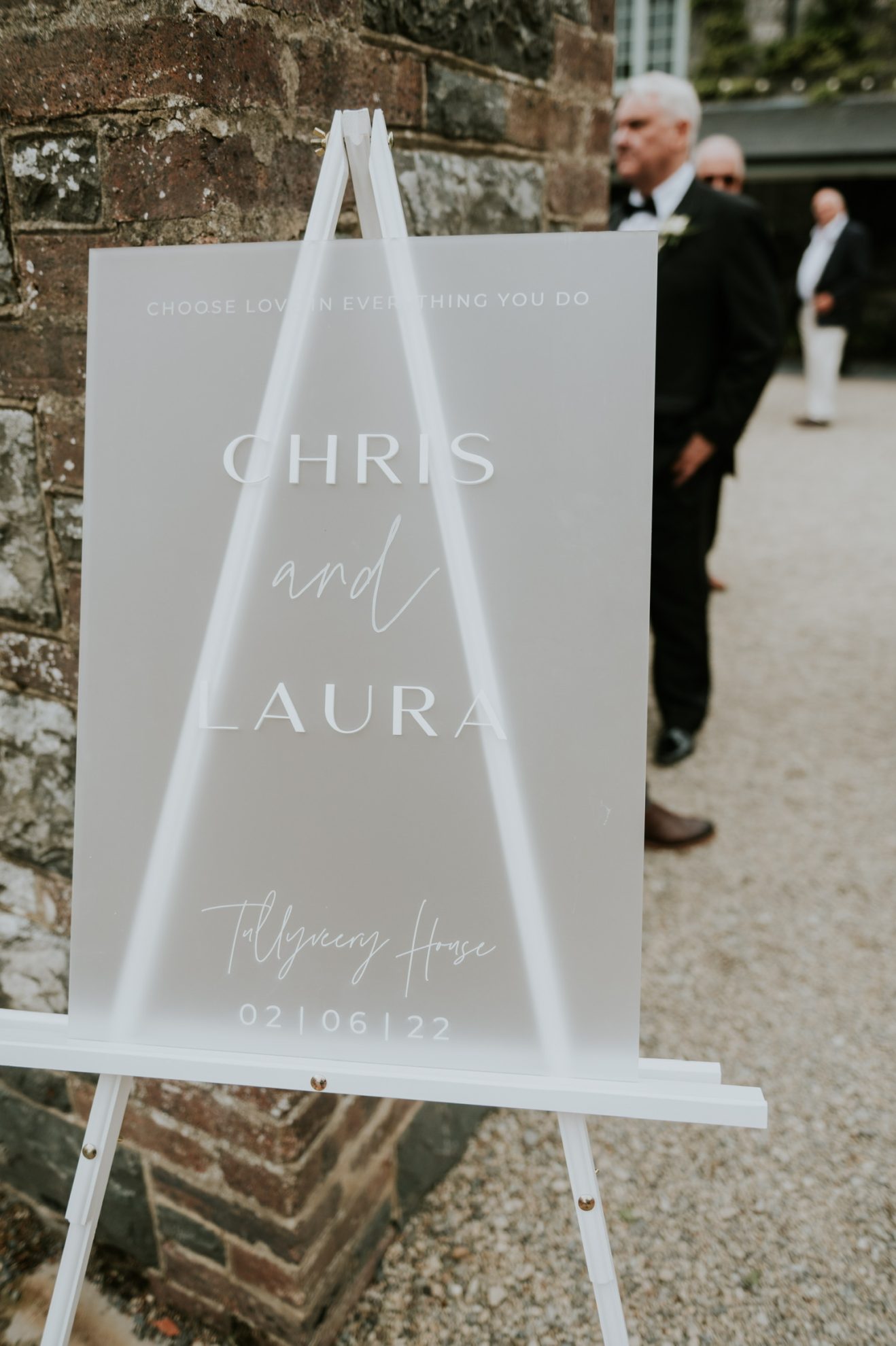 Wedding Signage at laura 7 chris' Wedding
