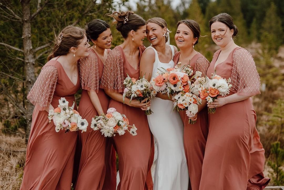 Real-life bridesmaids in Motee Gowns