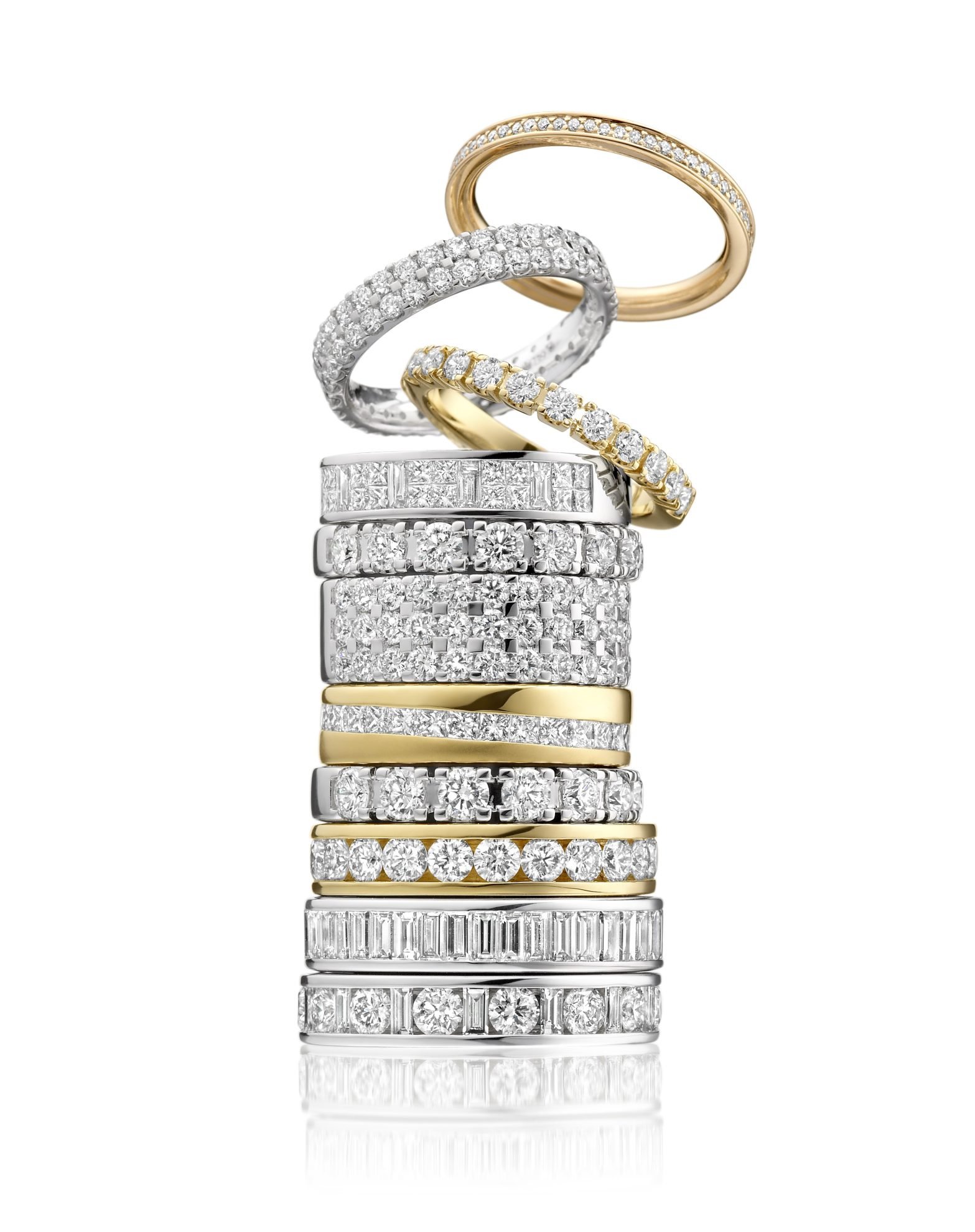 Wedding rings from McWhirter The Jeweller