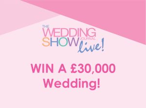 Win a £30,000 Wedding graphic